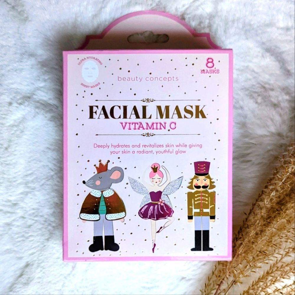 Vitamin C Face Masks, 8 pk